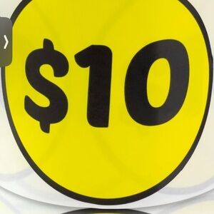 Vibrant Yellow and Black Party Sign